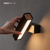 记忆调光开关 MUMU客厅书房卧室壁灯按压式 台湾SEEDDESIGN 喜