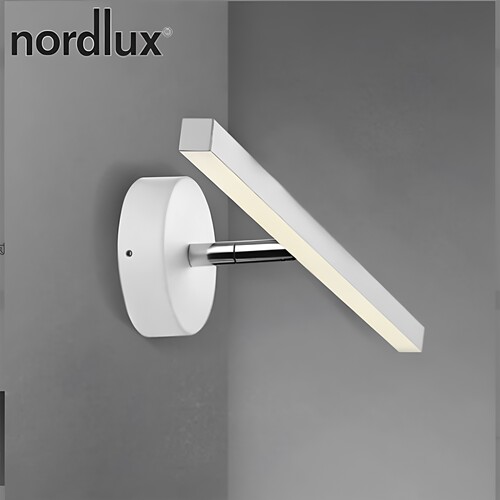 nordlux现代极简可旋转合金壁灯