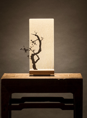 艾舍人XCELLENT台湾现代简约LED卧室客厅个性台灯SPRING PLUM画春