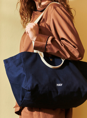 【25年新品】HAY Weekend Bag 帆布袋大容量帆布包单肩包手提包