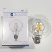 意大利进口idealluxE27LED光源E27卤素光源透明白色复古灯泡配件