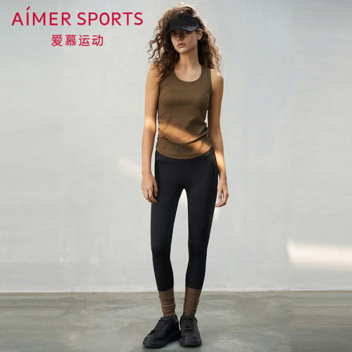 无前浪收腹美臀紧身外穿长裤