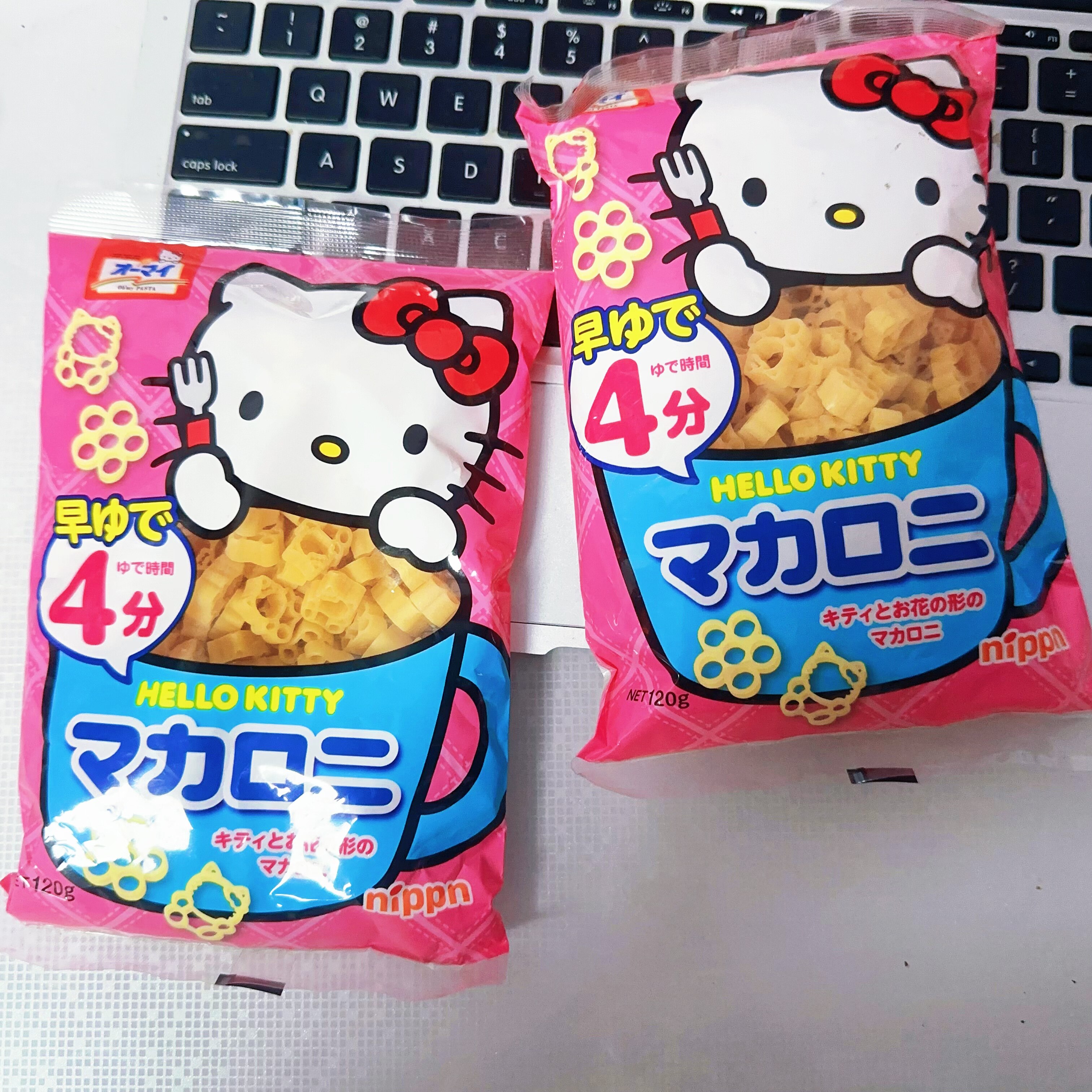 爆款日本Kitty猫造型通心粉意大利面宝宝婴儿辅食无盐意面可爱面