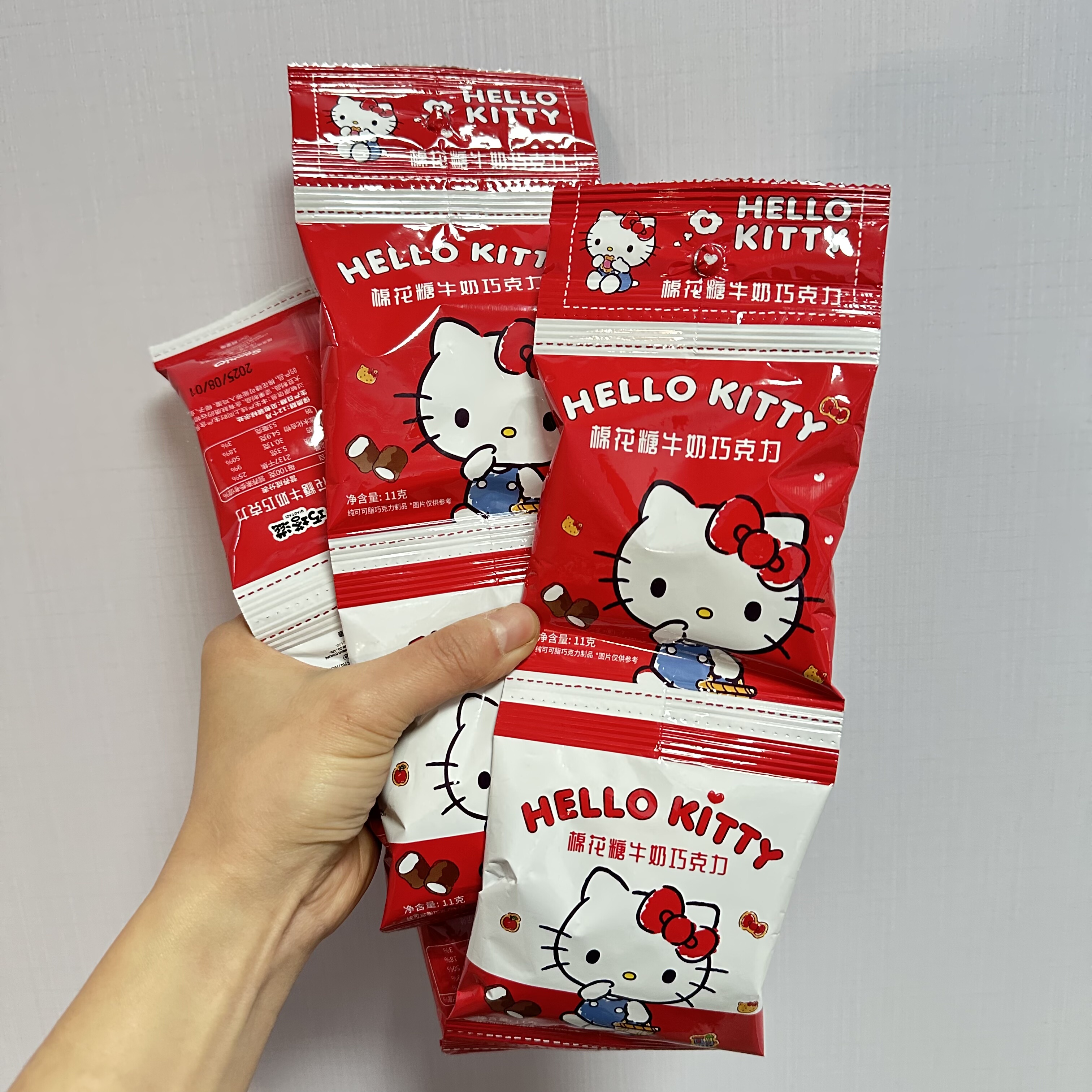 炒级好吃！凯蒂猫棉花糖mini巧克力休闲三丽鸥零食送女友小朋友巧