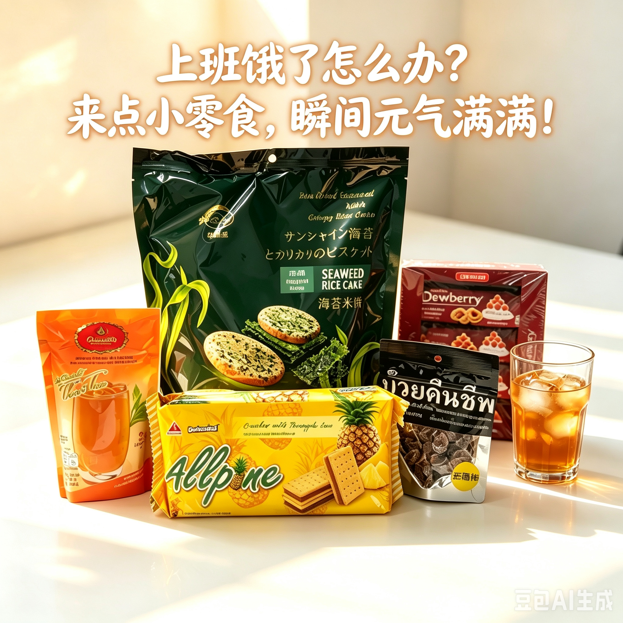 解饿巨好吃泰国好吃饼干零食泰式奶茶速溶轻食办公室零食独立包装