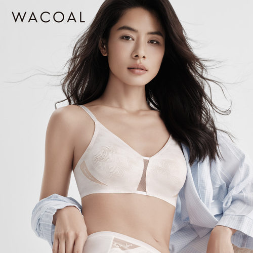 华歌尔Wacoal 40周年GOCOCI蕾丝无痕性感无钢圈文胸内衣女WC32C6