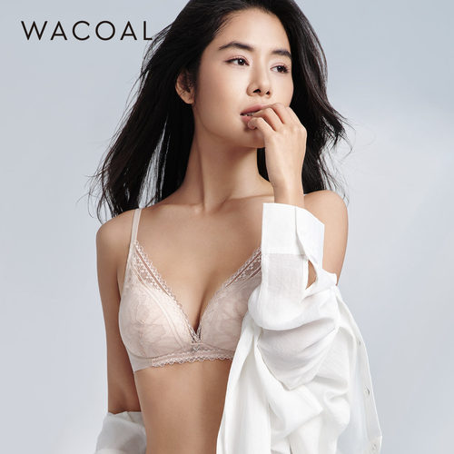 华歌尔Wacoal 糯糯杯透气上抬聚拢蕾丝软钢圈文胸内衣女 WB10N6