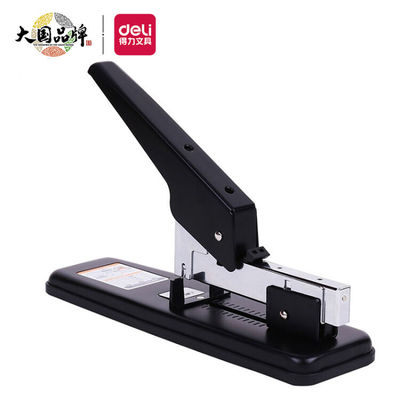 得力210页0399重型订书机订书器0290订书钉办公黑100页33349