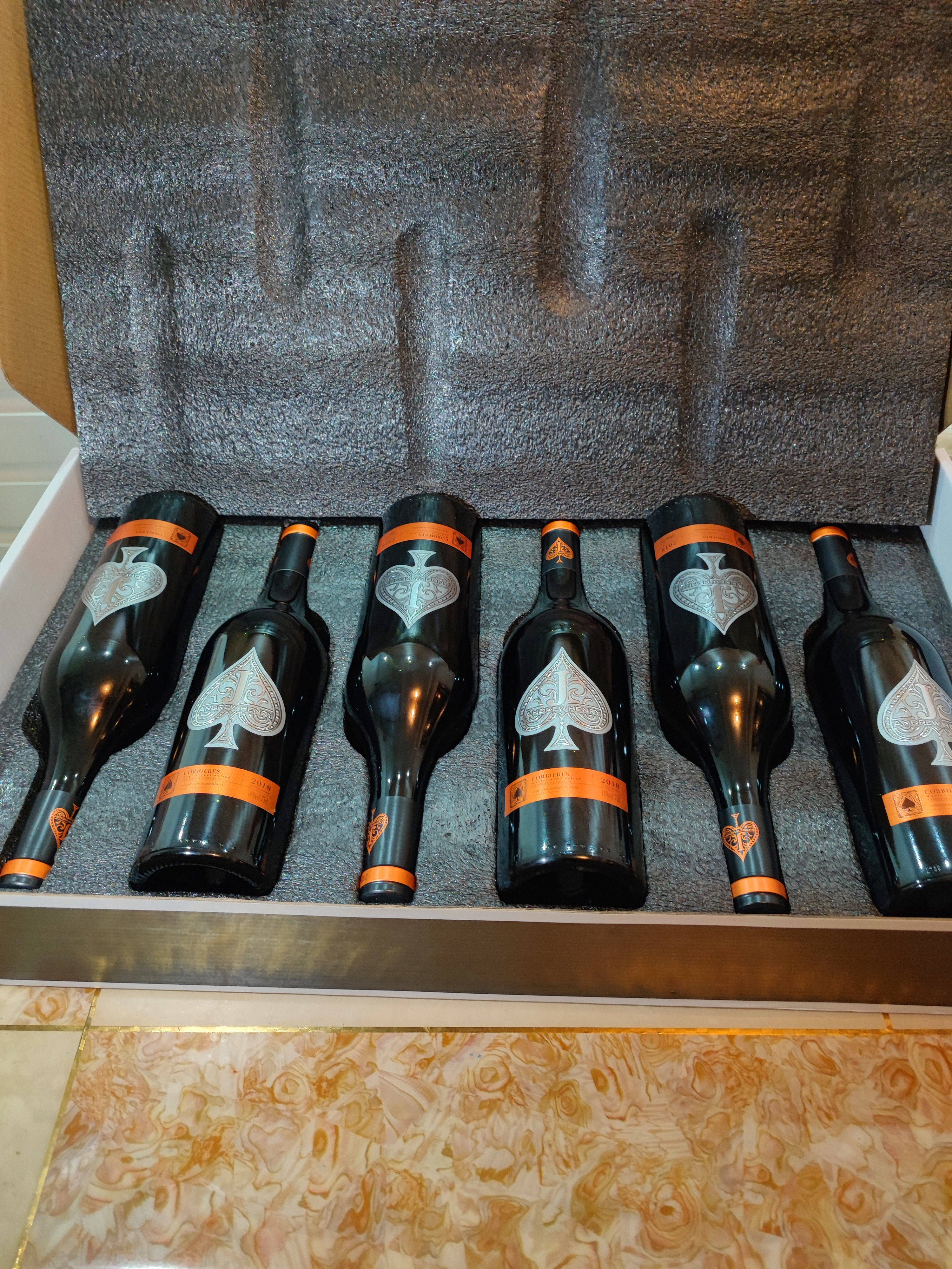 买一箱送一箱安德鲁亨利黑桃王庄主珍藏级干红葡萄酒法国原酒进口