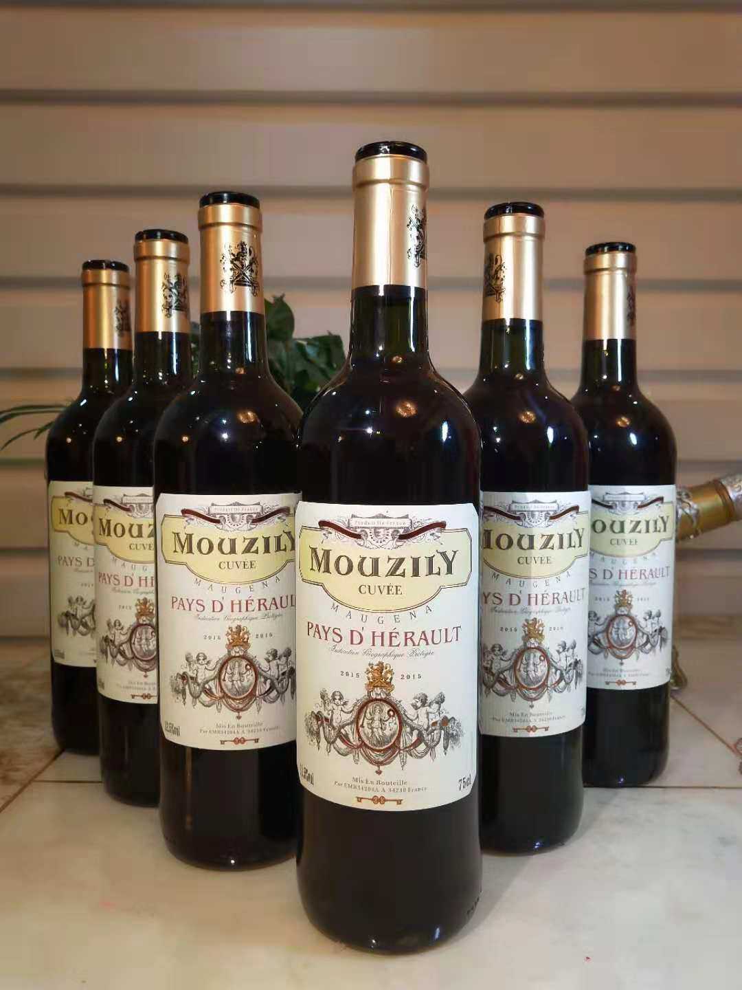 mouzily穆泽庄园马哥纳干红葡萄酒红酒法国原瓶原装进口整箱包邮