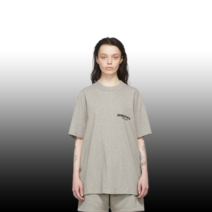 纯棉上衣王奕同款 2022春夏美潮宽松男女情侣款 T恤 ESSENTIALS