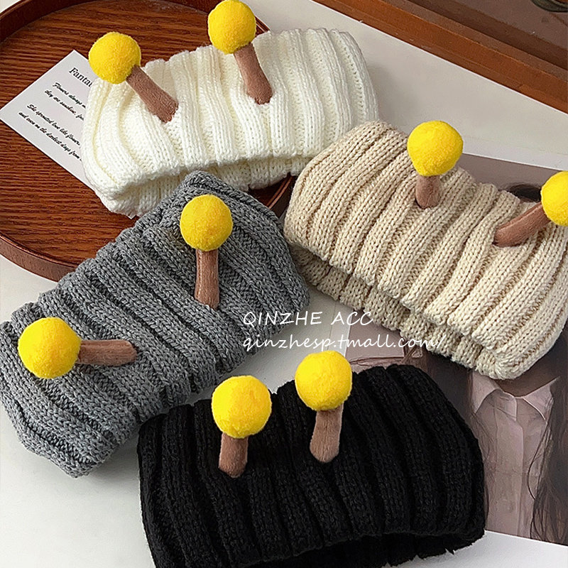 发带针织秋冬运动日系百搭发箍