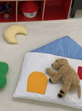 ins韩国四季可爱房屋狗窝猫狗坐垫子纯棉加厚大号软垫宠物用品