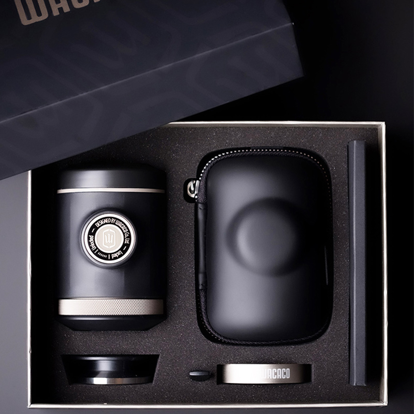 WACACO专业级Picopresso便携式双份浓缩意式咖啡机手压精美礼盒装