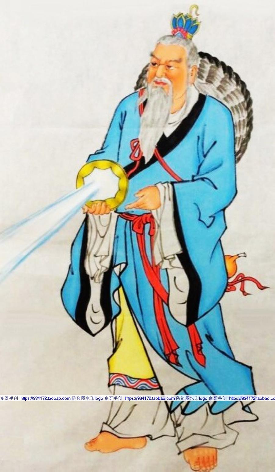 线绣 满格印花印布全绣包邮 赤脚道士脚大仙十字绣 赤脚大仙