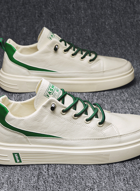 男鞋2025春季新款韩版潮流百搭小白鞋男士薄款休闲透气帆布板鞋男