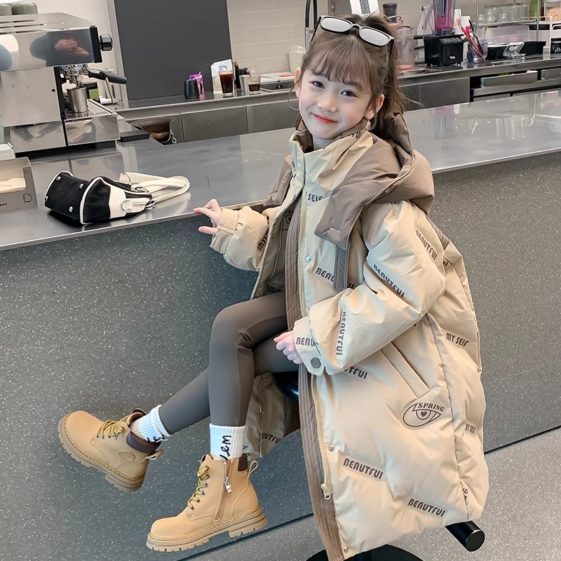 女童冬装羽绒服2025新款