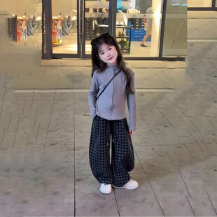 NEXT JANSO女童秋装2026新款洋气小女孩韩版韩系巨好看春秋套装