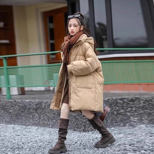 NEXT JANSO初中女生冬季羽绒服2025新款女孩15岁冬装大童加厚外套