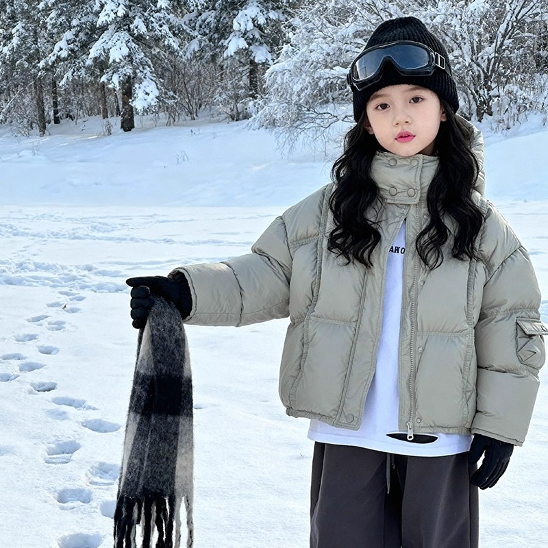 女童羽绒服2025新款女孩中大童