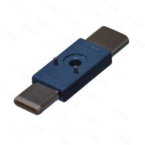 Typec测试头连接器转接头全塑胶公转母24Pin全独立连接M970