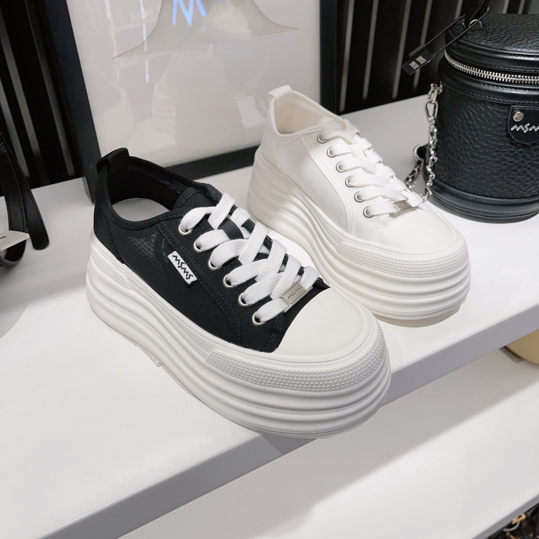 22-1523玛莎玛索2026夏季新款网鞋厚底增高女款运动鞋透网休闲鞋