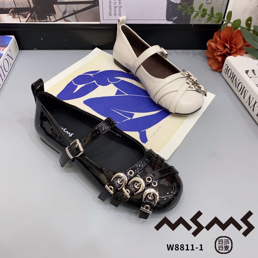 8811-1玛莎玛索2026春夏季新款女款乐福鞋女鞋瓢鞋单鞋