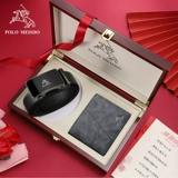 Короткий кожаный бумажник, из натуральной кожи, подарок на день рождения