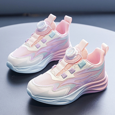 儿童鞋子女款2026新款春夏款潮女孩运动鞋女童薄网鞋六七八九十岁