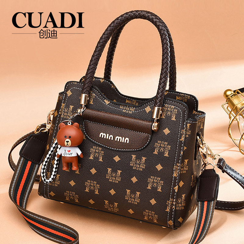 CUADI/创迪2021秋冬新款洋气女包欧美时尚单肩斜挎包百搭手提包潮