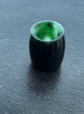 小满 天然翡翠老坑花青路路通吊坠