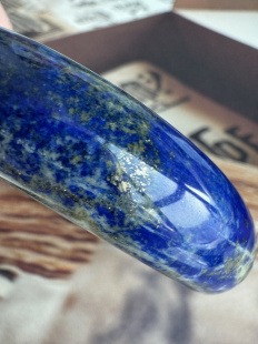 寂静之心 天然老矿青金石手镯内径56mm