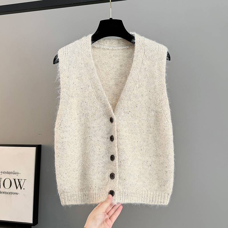 短款马甲女士毛衣外套针织背心