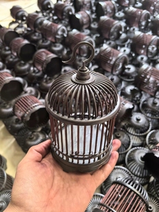 新款蝈蝈蛐蛐笼子手工防红木精品笼塑料圆顶蝈蝈笼