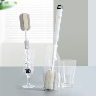 可伸缩长柄杯刷无死角洗水杯洗杯子神器保温杯清洁海绵刷奶瓶刷子