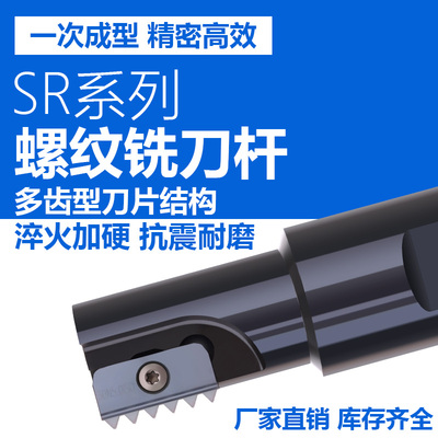 道勤数控梳齿刀片螺纹铣刀杆刀盘SR0017H14/SR0010H12/SR0014H14