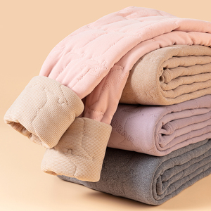 儿童保暖裤校服神器棉裤男童加绒大童冬季内穿三层加厚女童打底裤