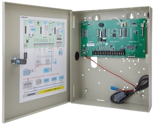安杰仕ES-6106C通讯主机 IP网络报警主机2通讯口总线报警器