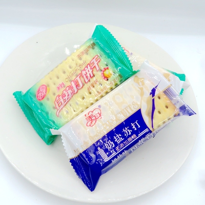 新货美丹芝麻鲜葱味苏打饼干