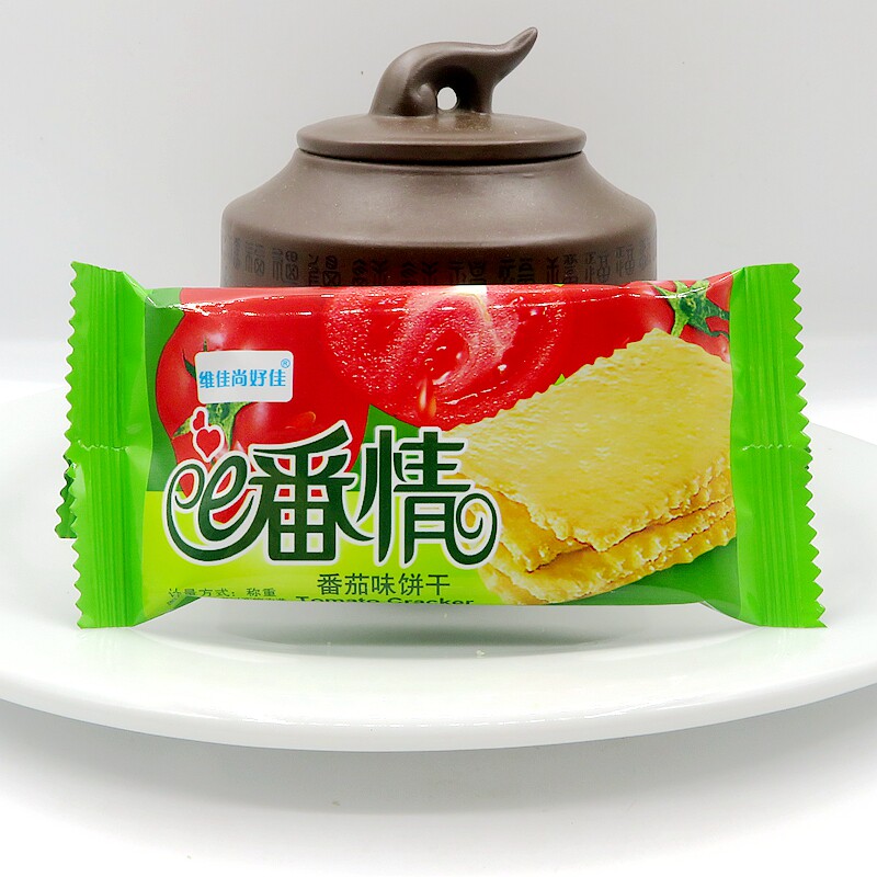 维佳尚好佳e番情番茄味饼干韧性散装称重独立包闲零食点心薄脆