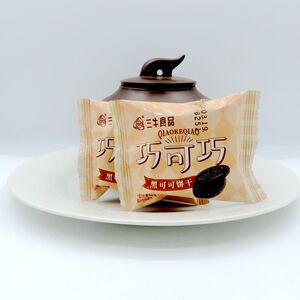 上海三牛巧可巧黑可可饼干酥性饼干微苦独立包装 休闲零食点心