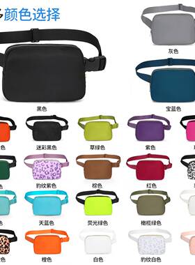 跨境新腰包尼龙防水胸包户外运动跑步手机包百搭斜挎男女