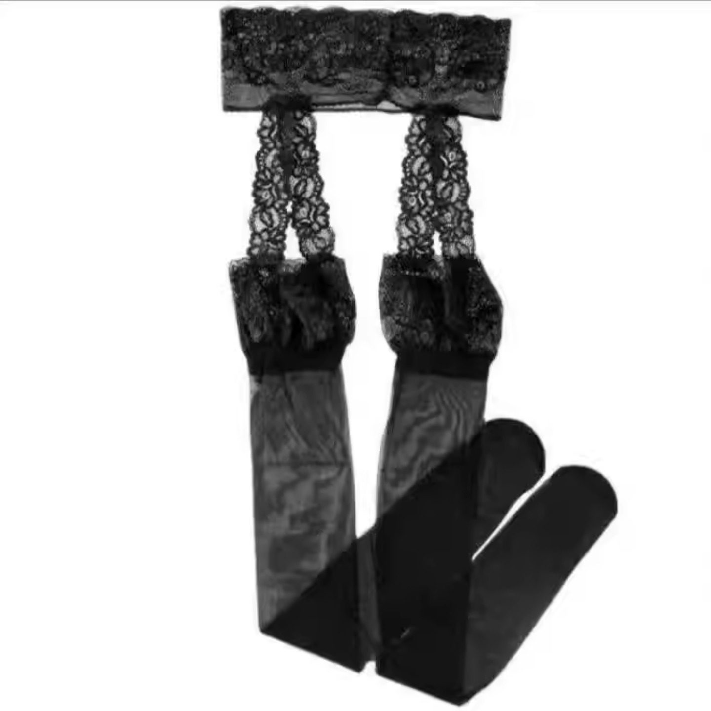 2026蕾丝花边吊带性感一体袜薄款辣妹美腿防滑过膝高吊带诱惑,女士内衣/男士内衣/家居服,中筒袜,淘宝优惠券,粉丝福利购,淘宝优惠卷