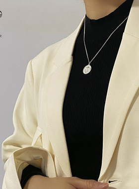 项链勒尔蒙古元素ins潮硬币嘻哈