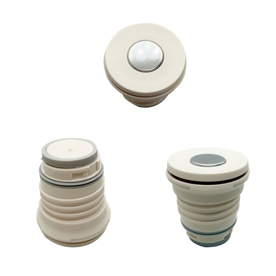 BJ94儿童不锈钢保温杯盖按钮内盖塑料配件水壶内螺纹防漏密封盖子