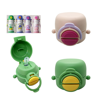 炊大皇小怪兽儿童保温杯双饮盖宝宝水壶吸管盖弹跳盖子塑料配件