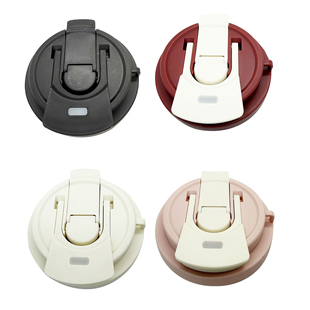 铃兰花陶瓷保温杯盖吸管杯盖子双饮咖啡杯盖水壶防漏密封盖配件