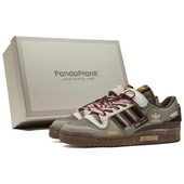 originals FORUM 熊猫恶作剧adidas 山影漫步绮峰潮流低帮板鞋
