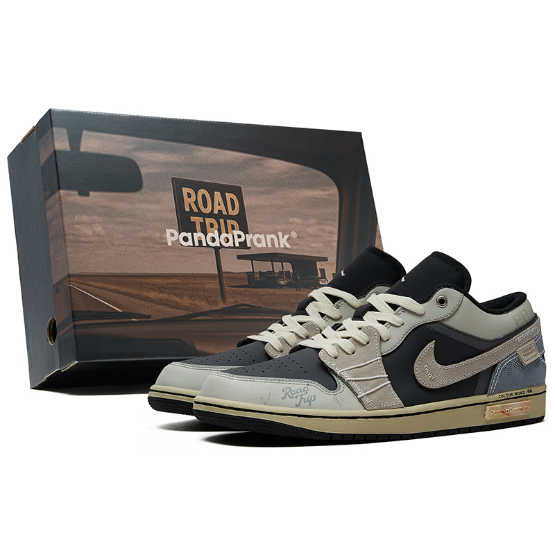 熊猫恶作剧Air Jordan 1 Low公路旅行觅野低帮户外休闲复古篮球鞋