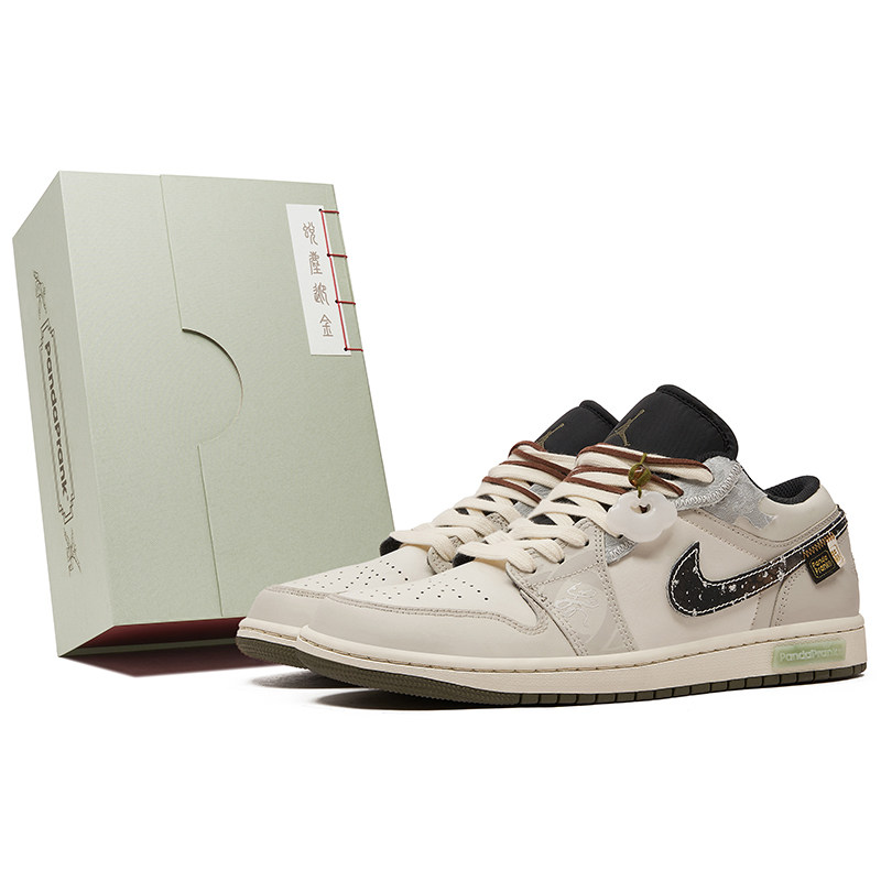 熊猫恶作剧AirJordan1 CNY蛇年限定蜕尘迎金如意令低帮复古篮球鞋